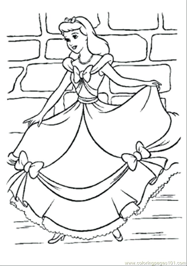 650x924 Fairy Godmother Give Beautiful Dress In Cinderella Coloring