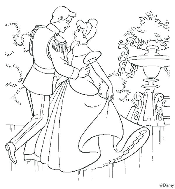 600x651 Princess Cinderella Coloring Pages Free Coloring Pages Printable
