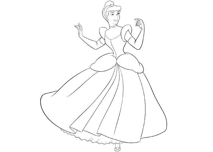 700x500 Cinderella Coloring Sheet Wondering About Prince Charming