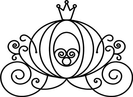 448x328 Princess Coloring Pages Cinderella Carriage Coloring Page