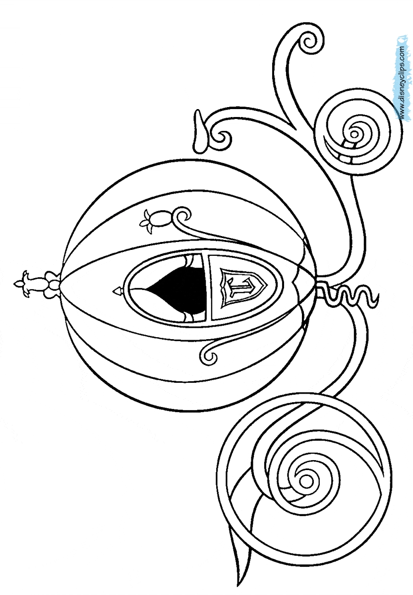 833x1200 Cinderella Coach Coloring Pages To Print Free Coloring Sheets