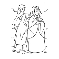 230x230 Top Free Printable Cinderella Coloring Pages Online