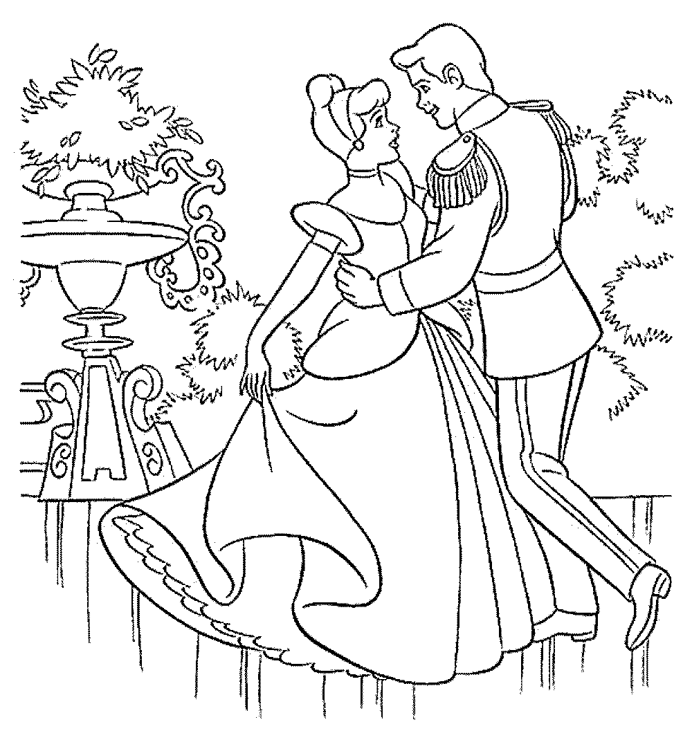 1000x1086 Cinderella Coloring Pages Princess Bestappsforkids Com