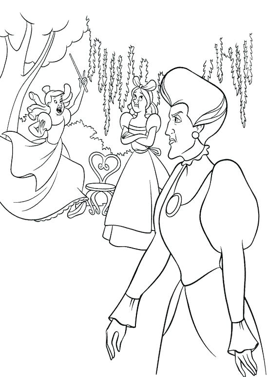 550x772 Cinderella Coloring Pages Pdf Coloring Sheets To Print Three Mice