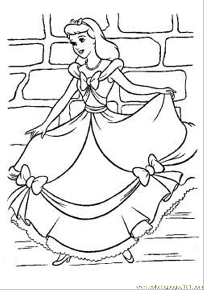 650x924 Cinderella Coloring Page Coloring Page
