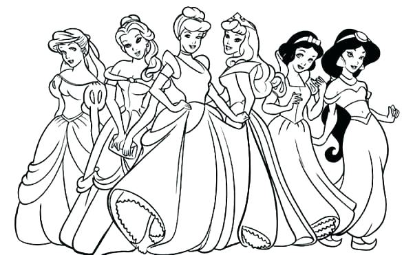 Cinderella Coloring Pages To Print at GetDrawings | Free download