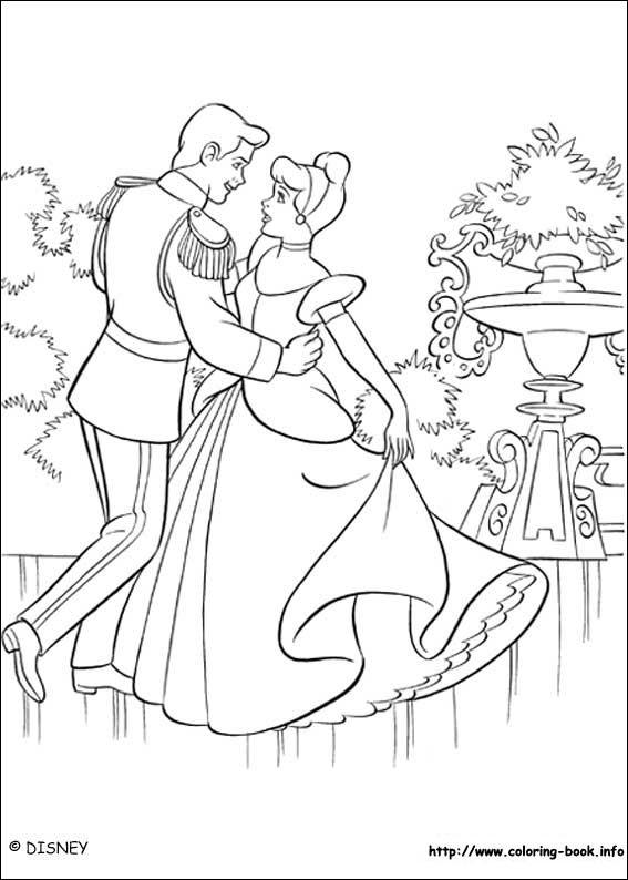 567x794 Cinderella Coloring Picture Disney's Princess Coloring Pages