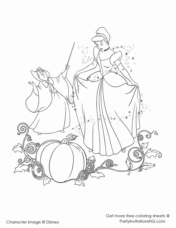 736x952 Cinderella Carriage Coloring Pages