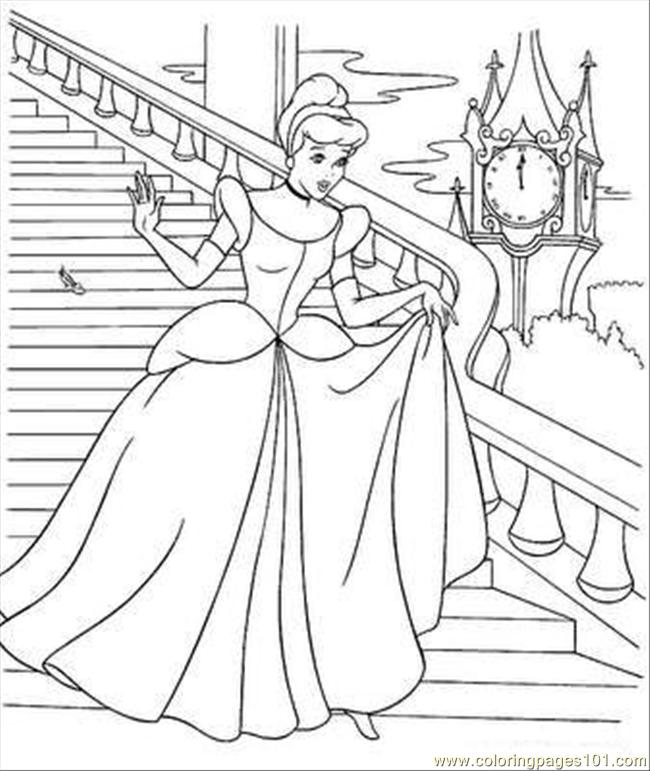 650x771 Cinderella Coloring Book