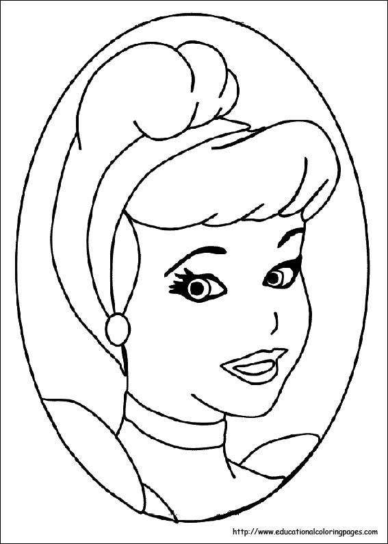 567x794 Cinderella Coloring Pages Free For Kids