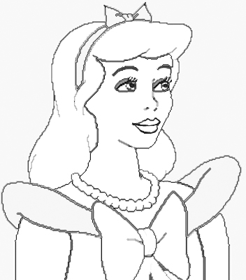352x400 Beautiful Cinderella Coloring Pages Tell The Story