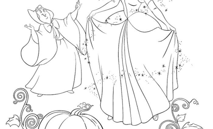 700x425 Cinderella Fairy Godmother Coloring Pages Cinderella Godmother