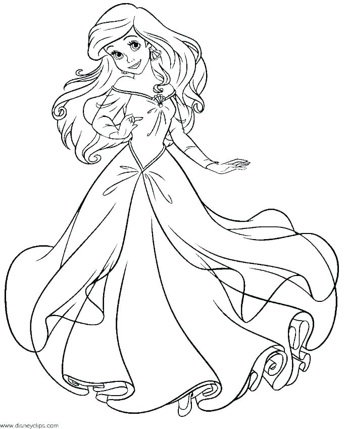 687x847 Cinderella Coloring Pages Free Printable Coloring Pages Color