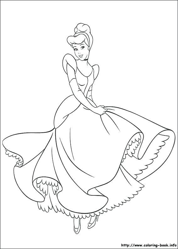 567x794 Glass Slipper Coloring Page Coloring Pages Coloring Picture