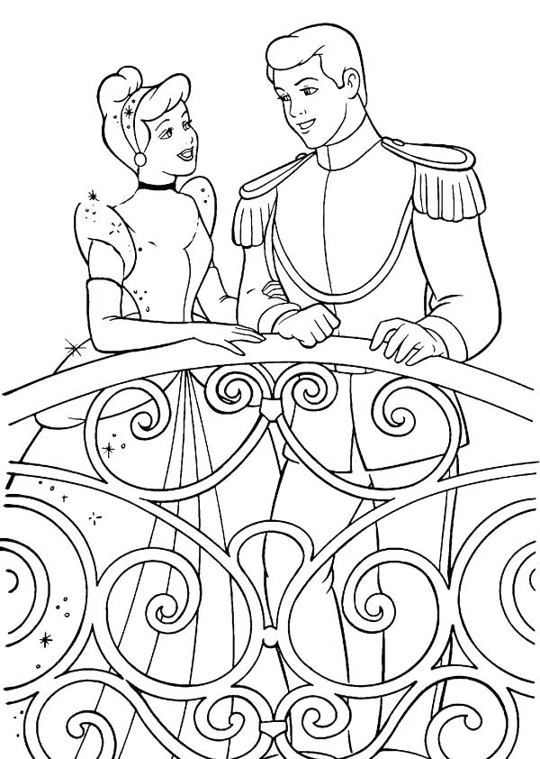 Cinderella Prince Charming Coloring Pages at GetDrawings | Free download