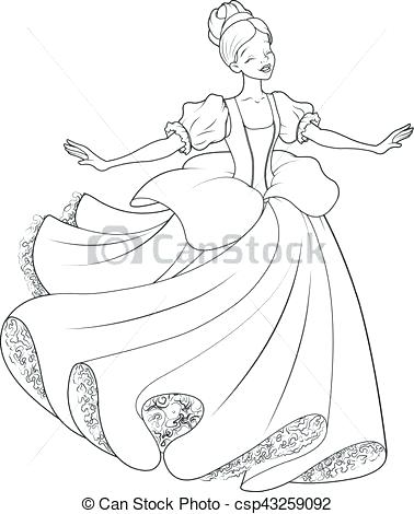 378x470 Cinderella Coloring Book Download Printable Coloring The Ball