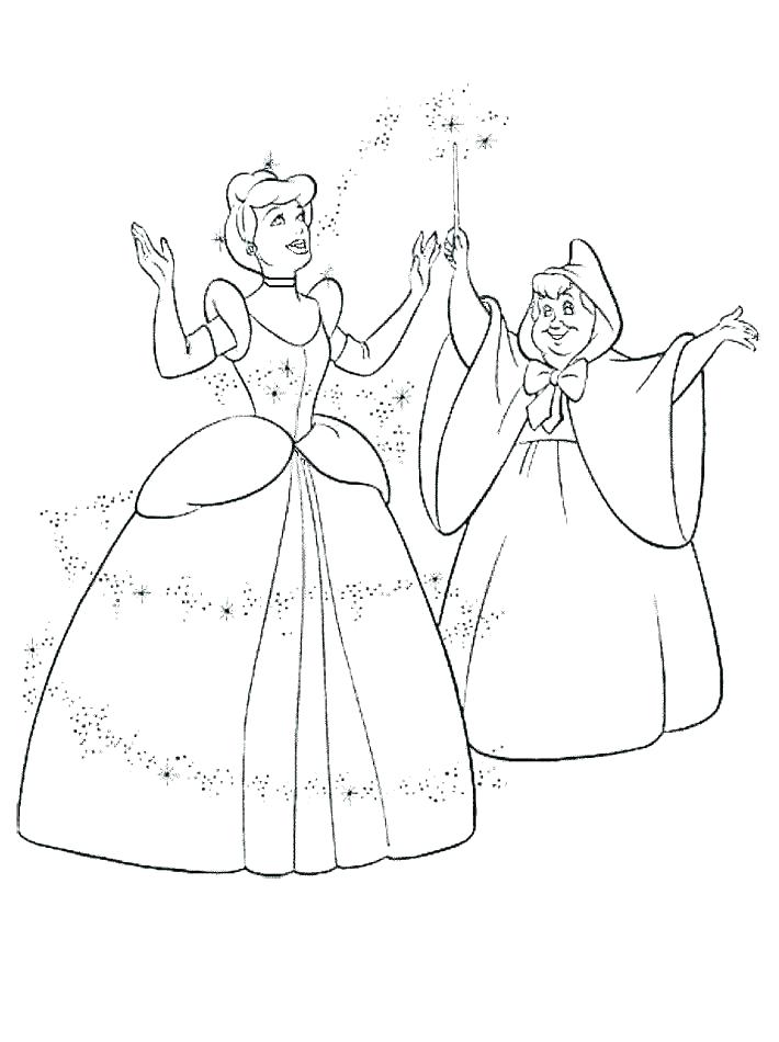 710x950 Cinderella Coloring Pages Printable Free Printable Coloring Pages