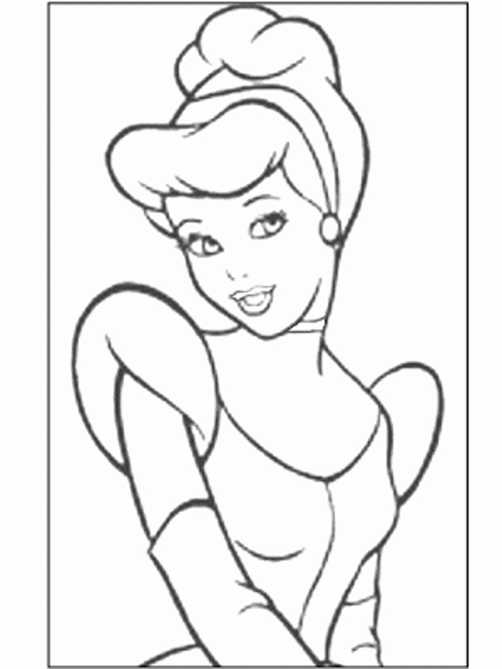 1000x1333 Cinderella Printable Coloring Pages