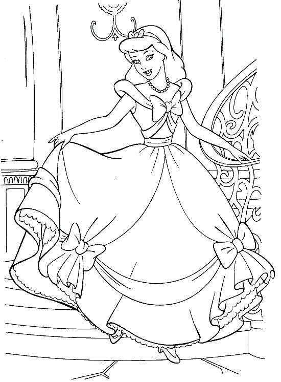 550x746 Cinderella Printable Coloring Pages Coloring Sheet Printable