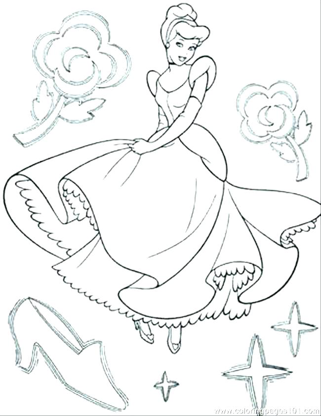 650x844 Princess Cinderella Coloring Pages Free Coloring Pages Printable