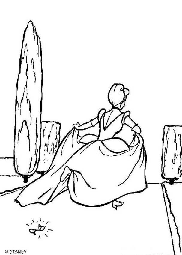 607x850 Cinderella Coloring Book Pages