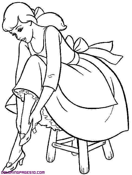 525x695 Cinderella Wears Her Shoes