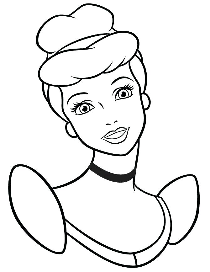 670x867 Glass Slipper Coloring Page