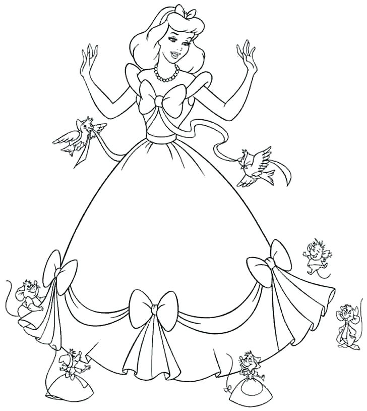 728x814 Cinderella Color Page Ballerina Shoes Shoe Coloring Pages