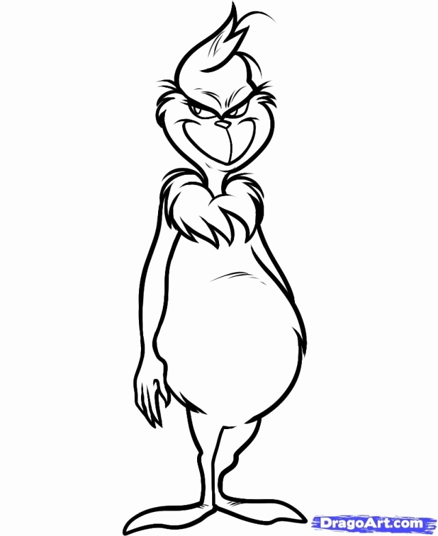 640x782 The Grinch Coloring Pages Beautiful How To Draw Cindy Lou Who Step