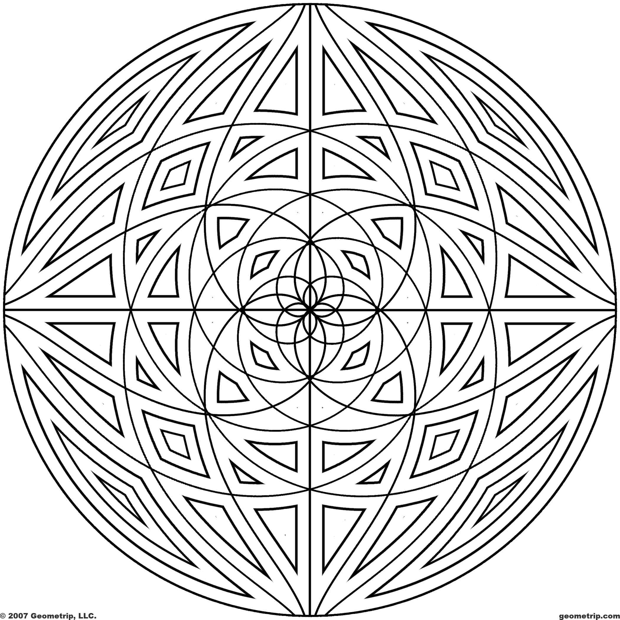 2100x2100 Detailed Coloring Pages For Adults