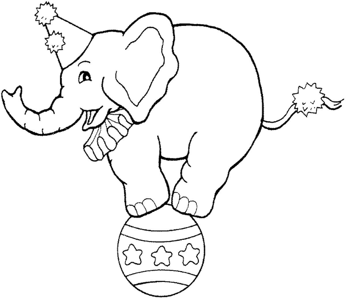 1200x1037 Circus Coloring Pages