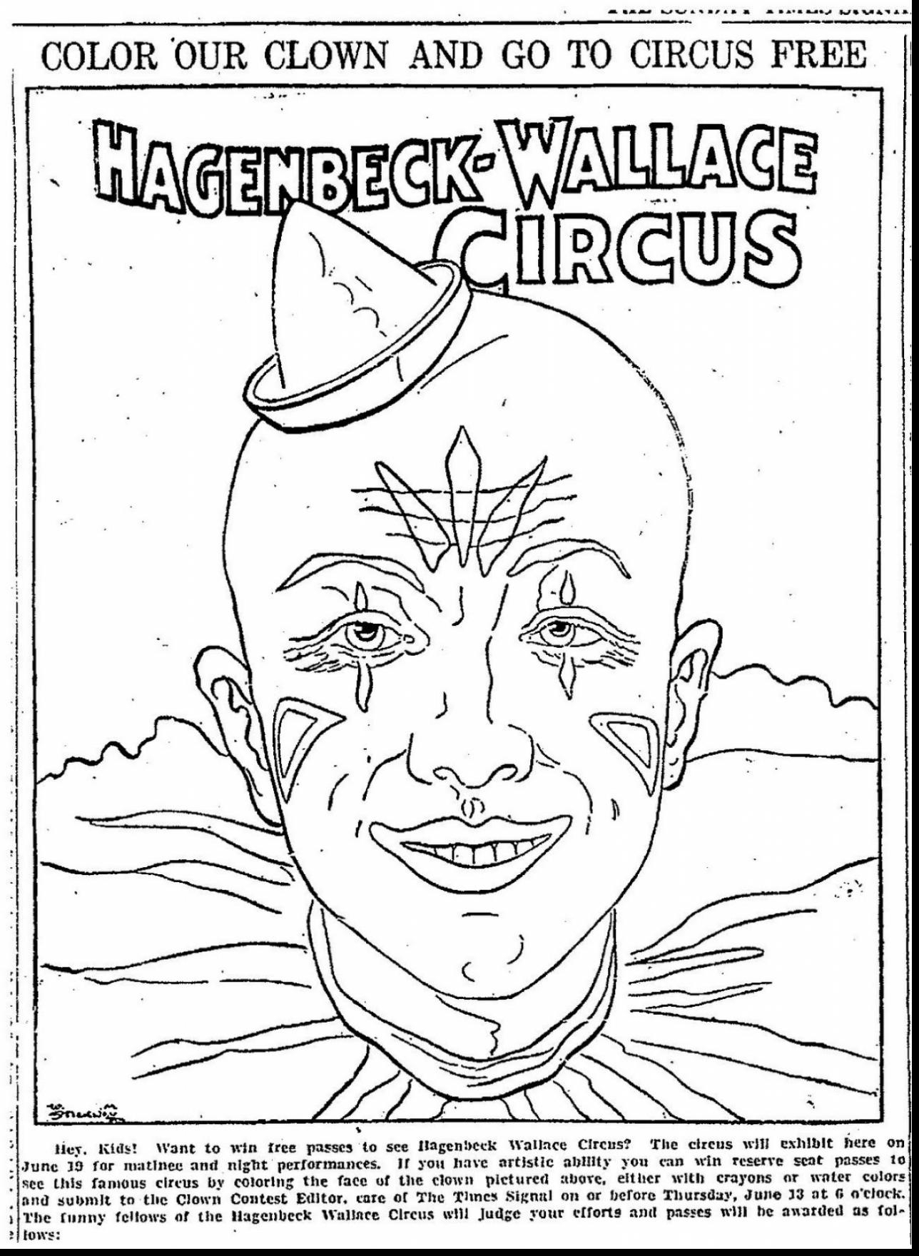 1288x1760 Circus Coloring Pages For Preschool Printable Coloring Pages