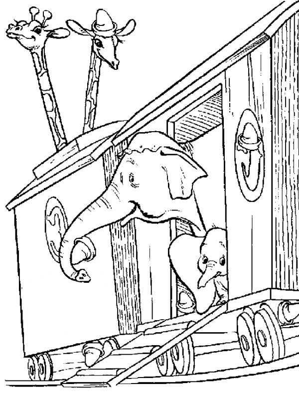 600x794 Circus Train Coloring Pages Dumbo The Elephant And Friends