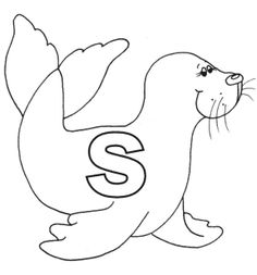 236x253 Monk Seal Colouring Pages For Kids