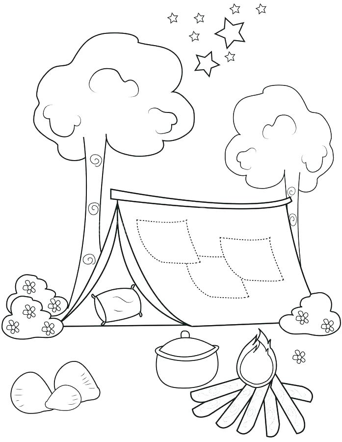 Circus Tent Coloring Pages Preschool Coloring Pages