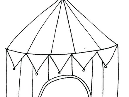 440x330 Tent Coloring Page Tent Coloring Page Circus Tent Coloring Page
