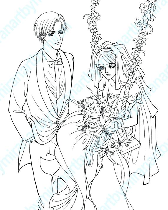 570x713 Digital Coloring Pages Wedding Digital Coloring Page Coloring Book