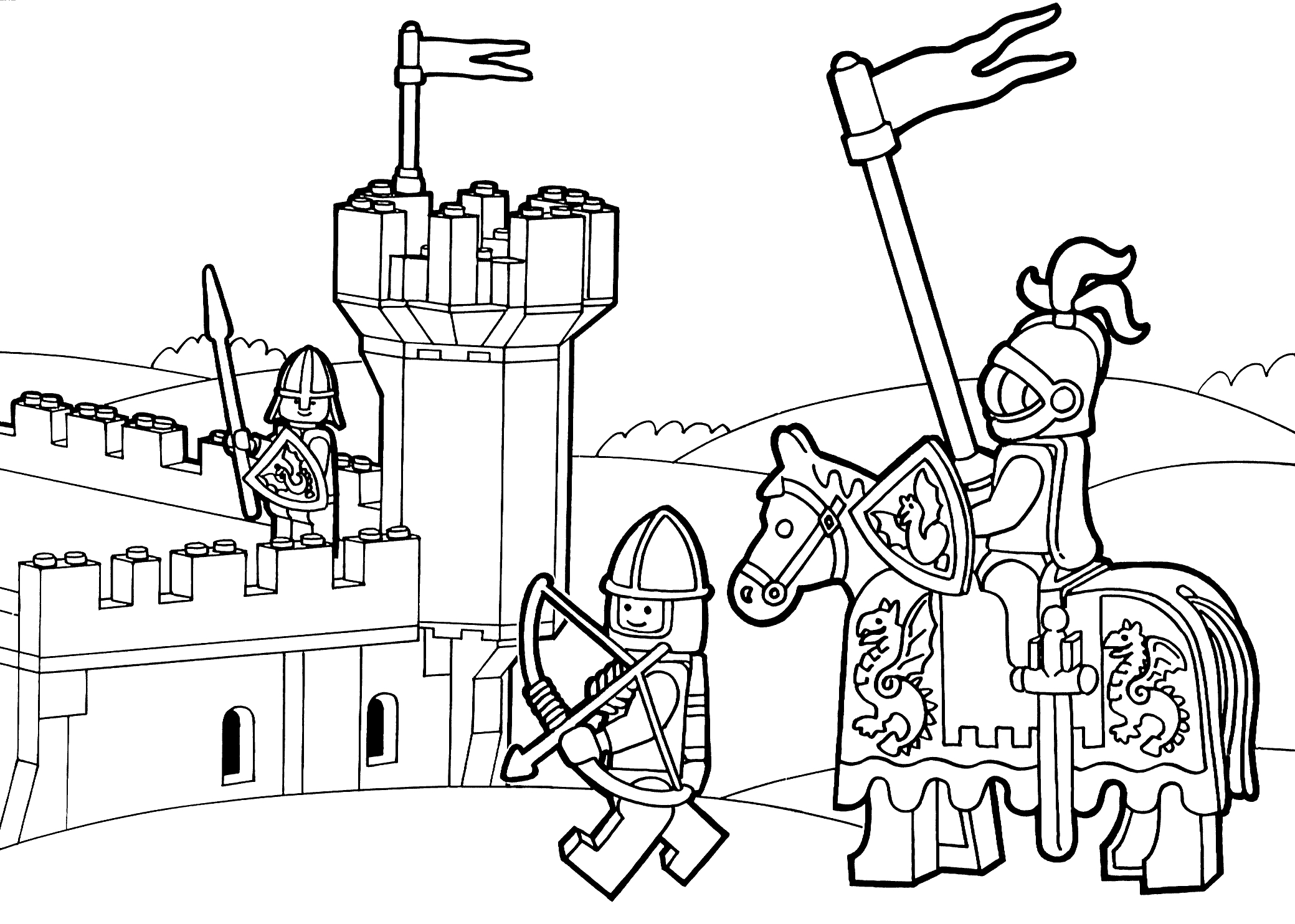 2079x1483 Awesome Lego City Coloring Pages Coloringsuite Free Coloring
