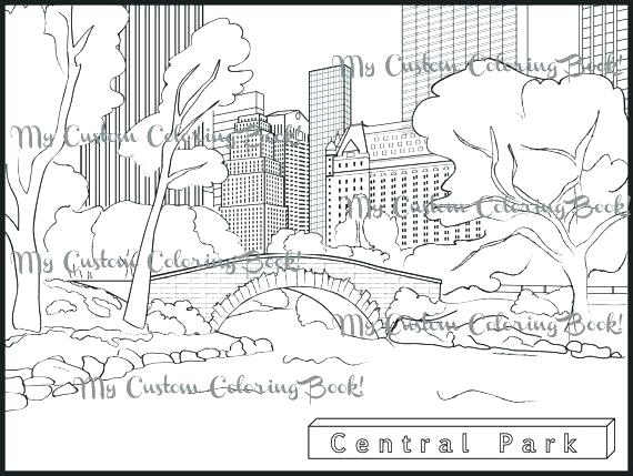 570x429 New York Coloring Pages Trend New City Coloring Pages For Your New