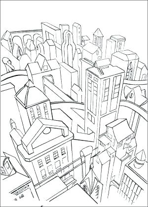 300x420 City Coloring Pages Spring Coloring Worksheets City Coloring Pages