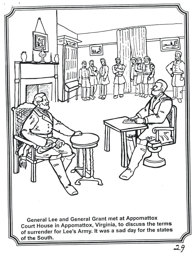 680x900 Civil War Coloring Page Civil War Unit Free Home School Curriculum