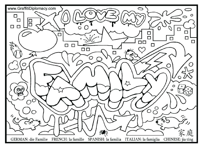 863x624 Printable Graffiti Coloring Pages Printable Graffiti Coloring