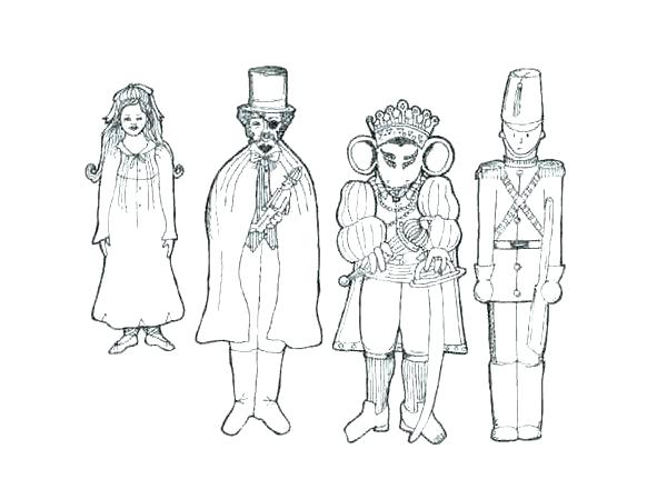 600x449 Nutcracker Coloring Page Top Nutcracker Coloring Pages Wallpaper