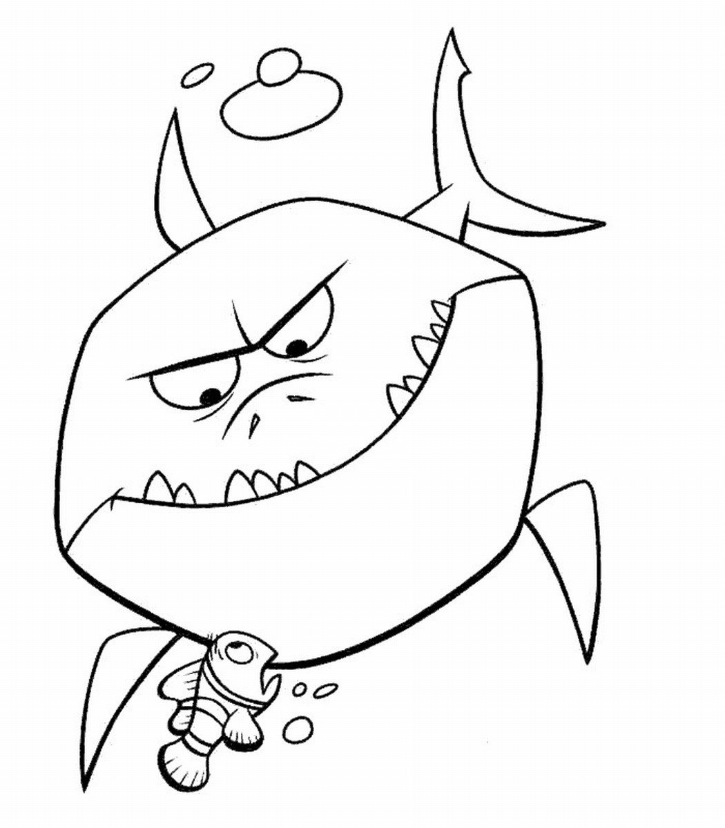 1050x1200 Nemo Coloring Pages Print Finding Nemo Coloring Pages