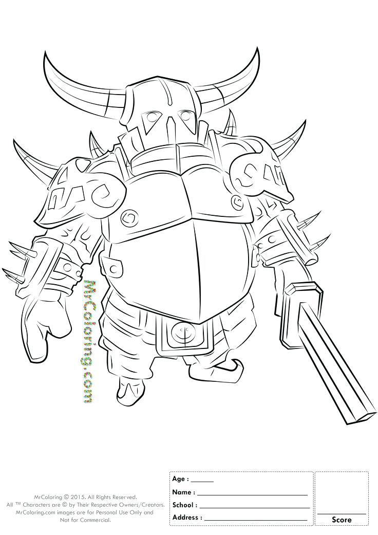 736x1041 Clash Royale Coloring Pages Icontent