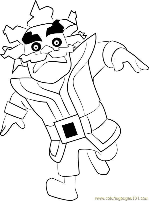 596x800 Electro Coloring Pages Electro Wizard Coloring Page Free Clash