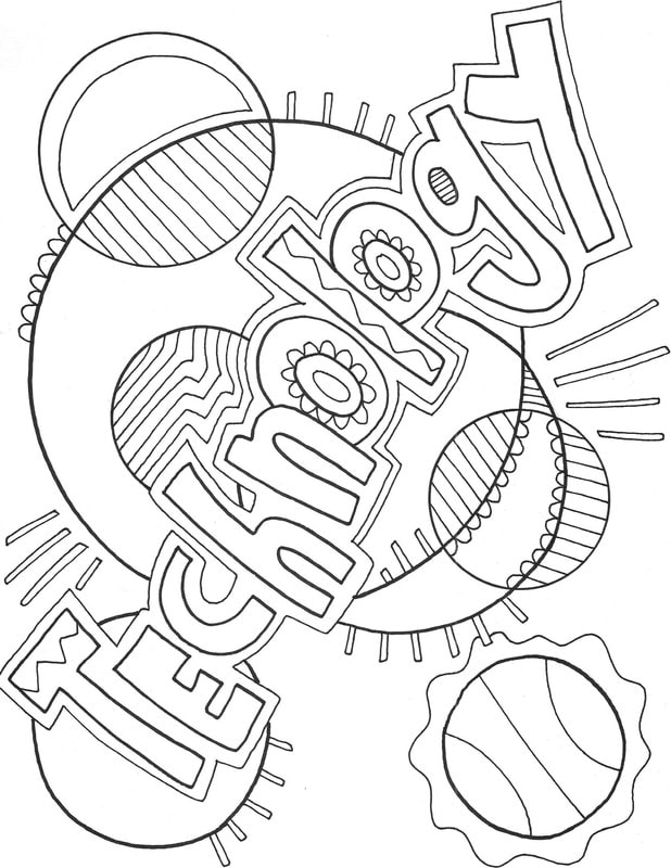 618x800 Computer Technology Coloring Pages