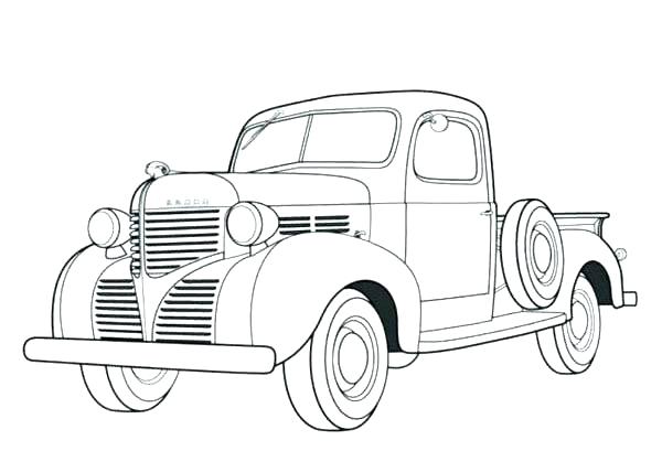 600x409 Classic Car Coloring Pages Car Color Page Modified Cars Coloring