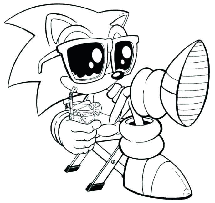 687x649 Classic Tails Coloring Pages