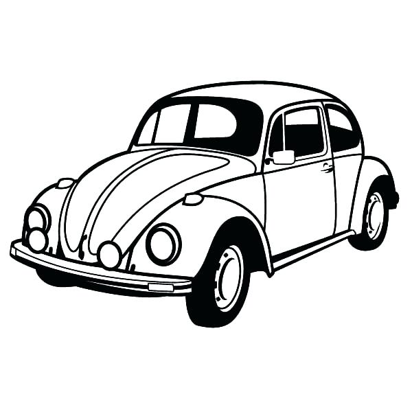 600x600 Classic Muscle Car Coloring Pages Net Old Cars Murs